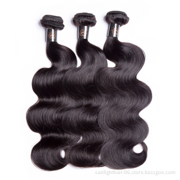 3 Bundles Brazilian Body Wave Sunlight Human Hair braids